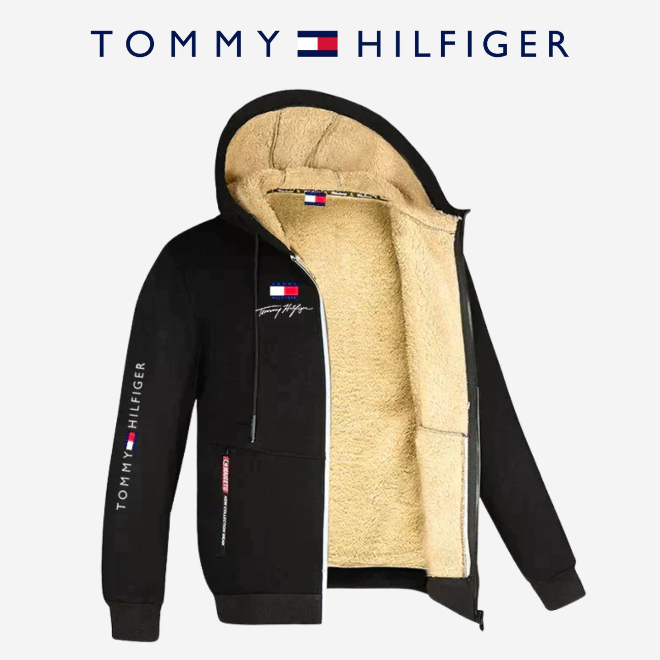 Sweat zippé doublé - Offre limitée Black Friday