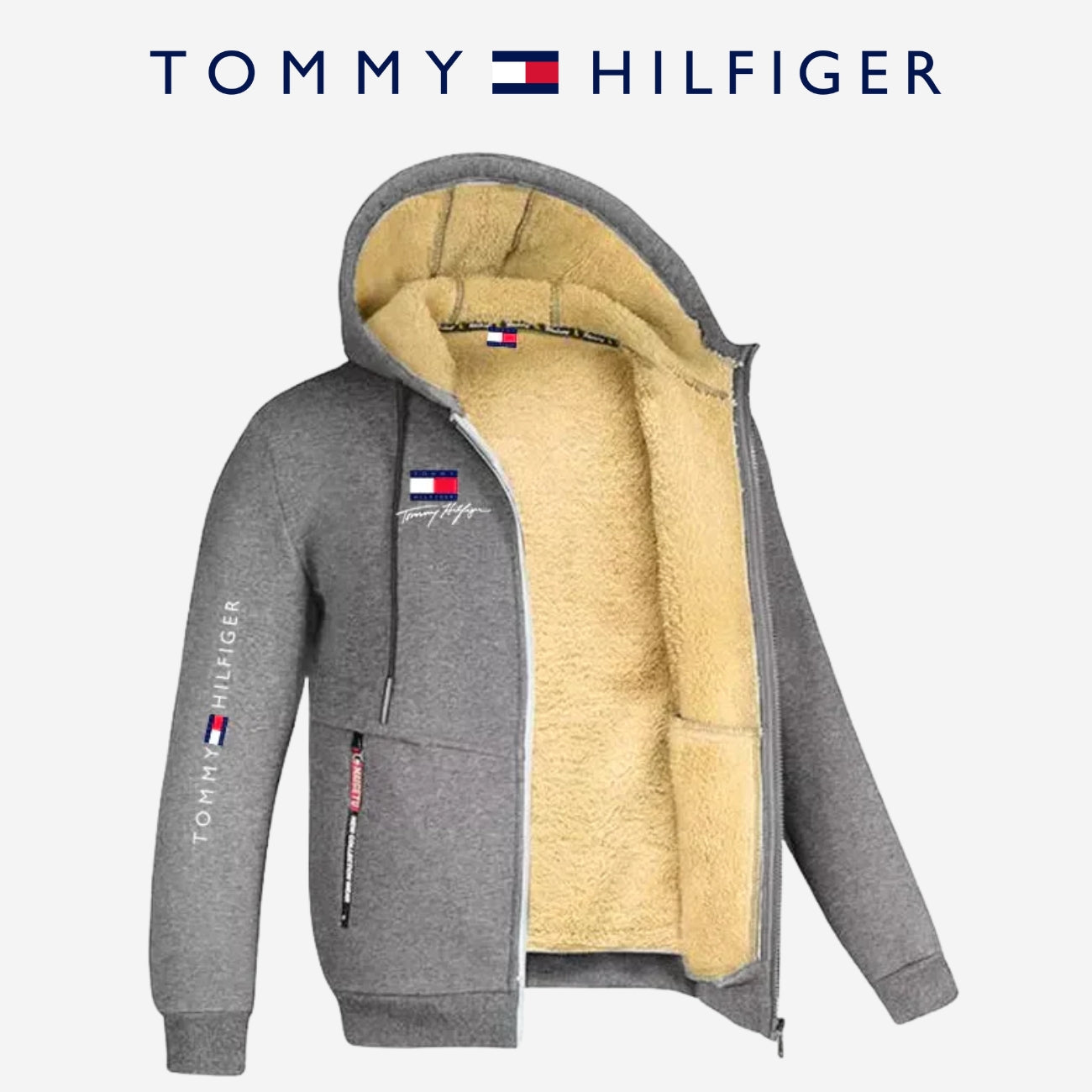 Sweat zippé doublé - Offre limitée Black Friday