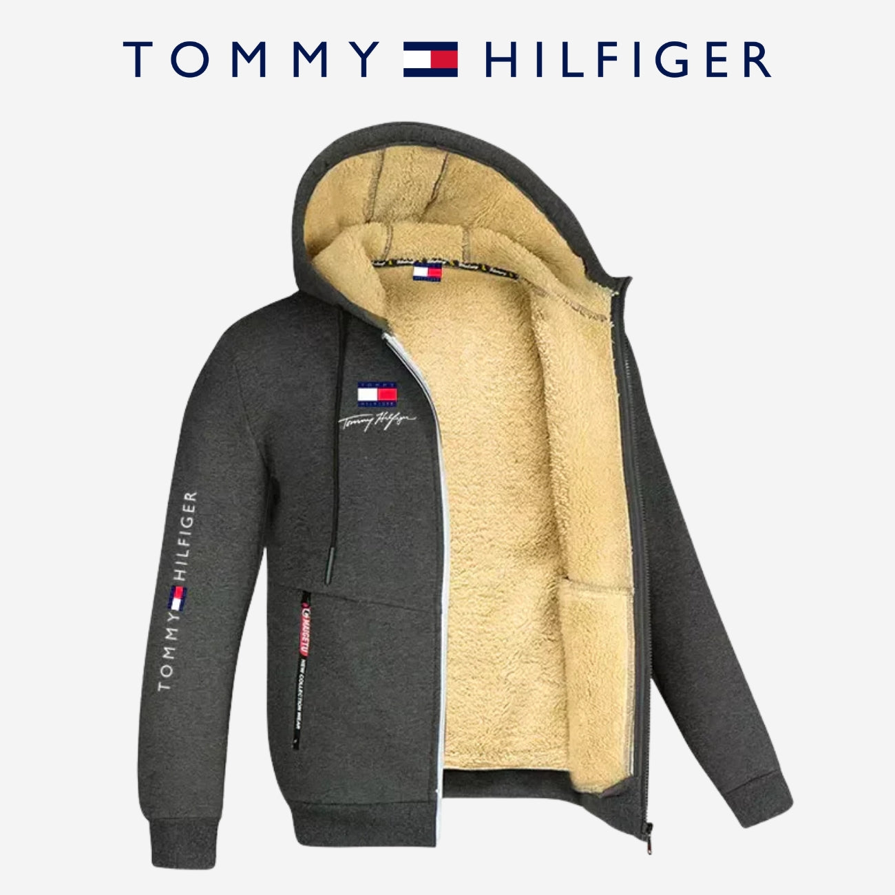 Sweat zippé doublé - Offre limitée Black Friday