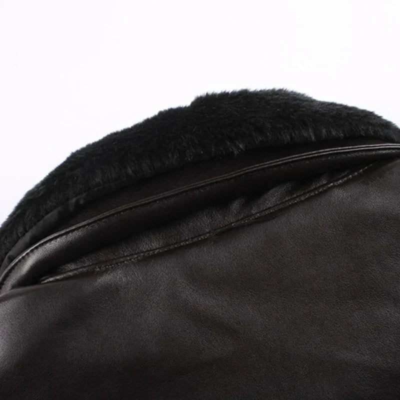Herren Lederjacke Bomber Air Force - Echtleder & komfortabel